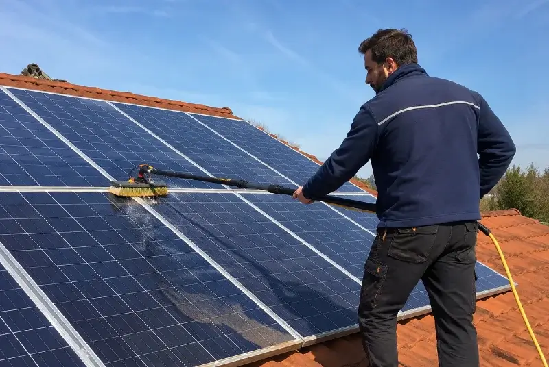Nettoyage et entretien de panneaux solaires à Saint-Léger-du-Ventoux